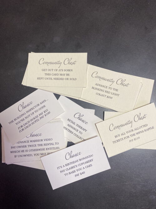 Chance and Community Chest cards